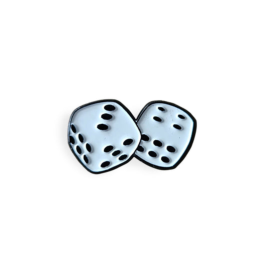 Dice Enamel Pin
