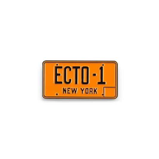 Ecto-1 Plate Enamel Pin