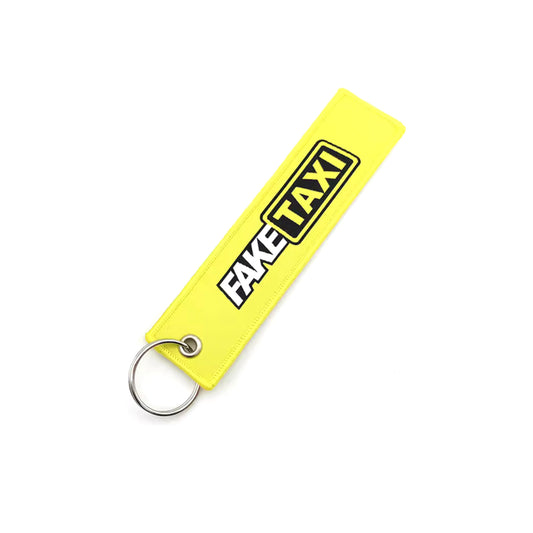 Fake Taxi Tag Keyring