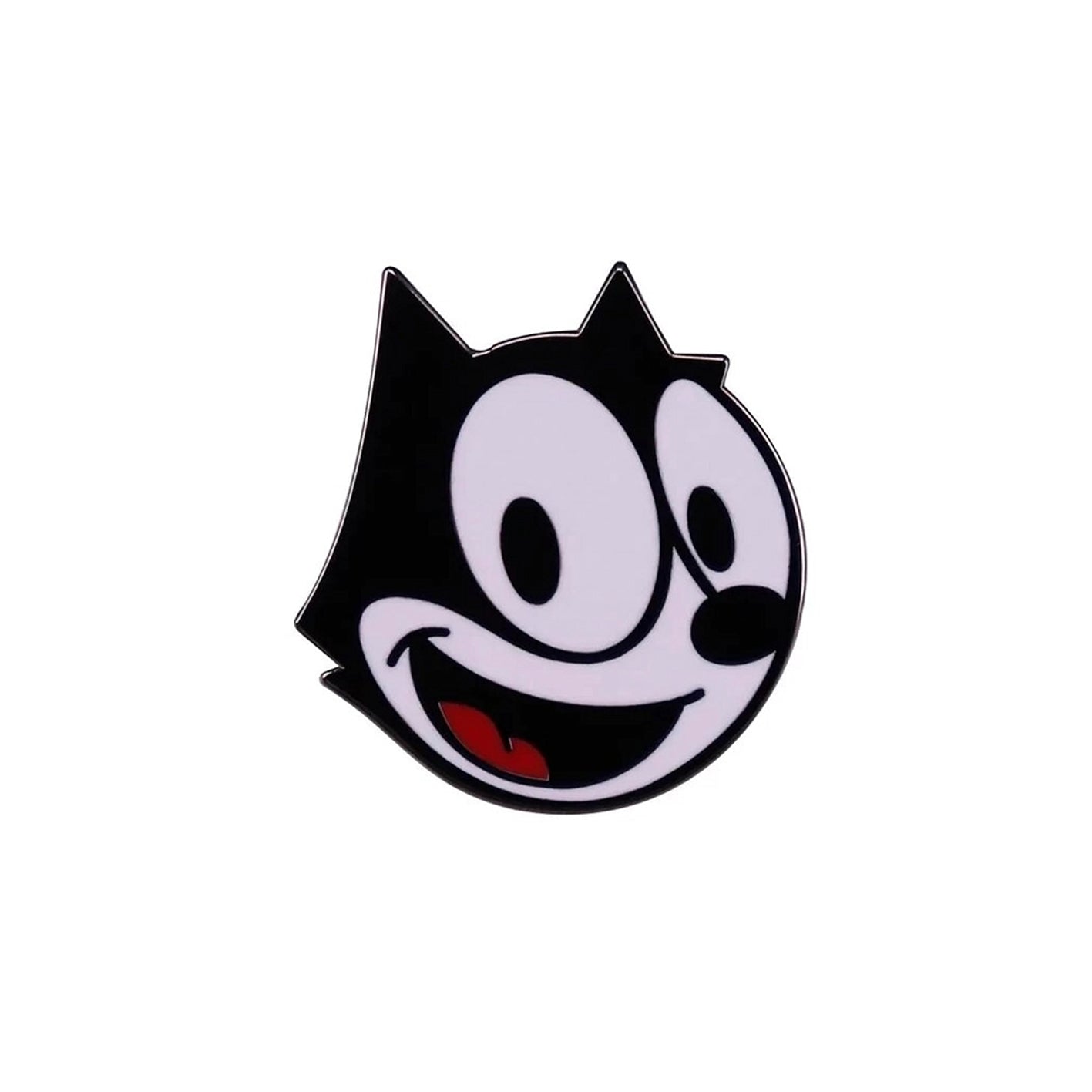 Felix the Cat face Enamel Pin
