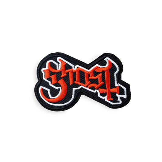 Ghost Black Logo Woven Patch