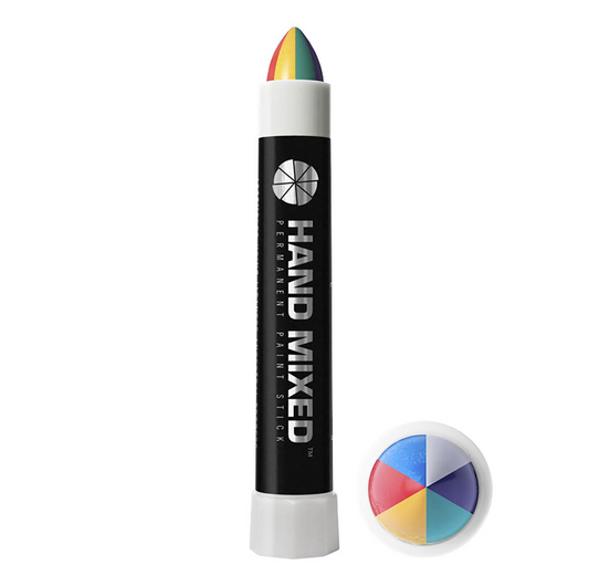 Hand Mixed / 6 Colour Paint Stick - White
