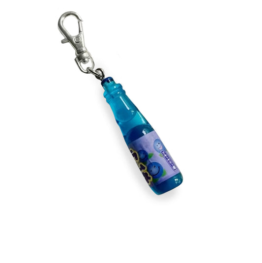 Hatakosen Blueberry Ramune Soda Keyring