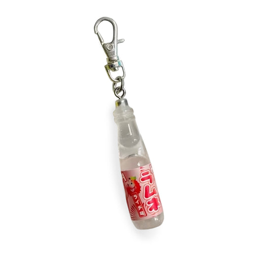 Hatakosen Lychee Ramune Soda Keyring