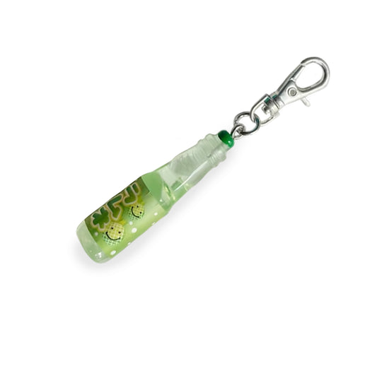 Hatakosen Melon Ramune Soda Keyring