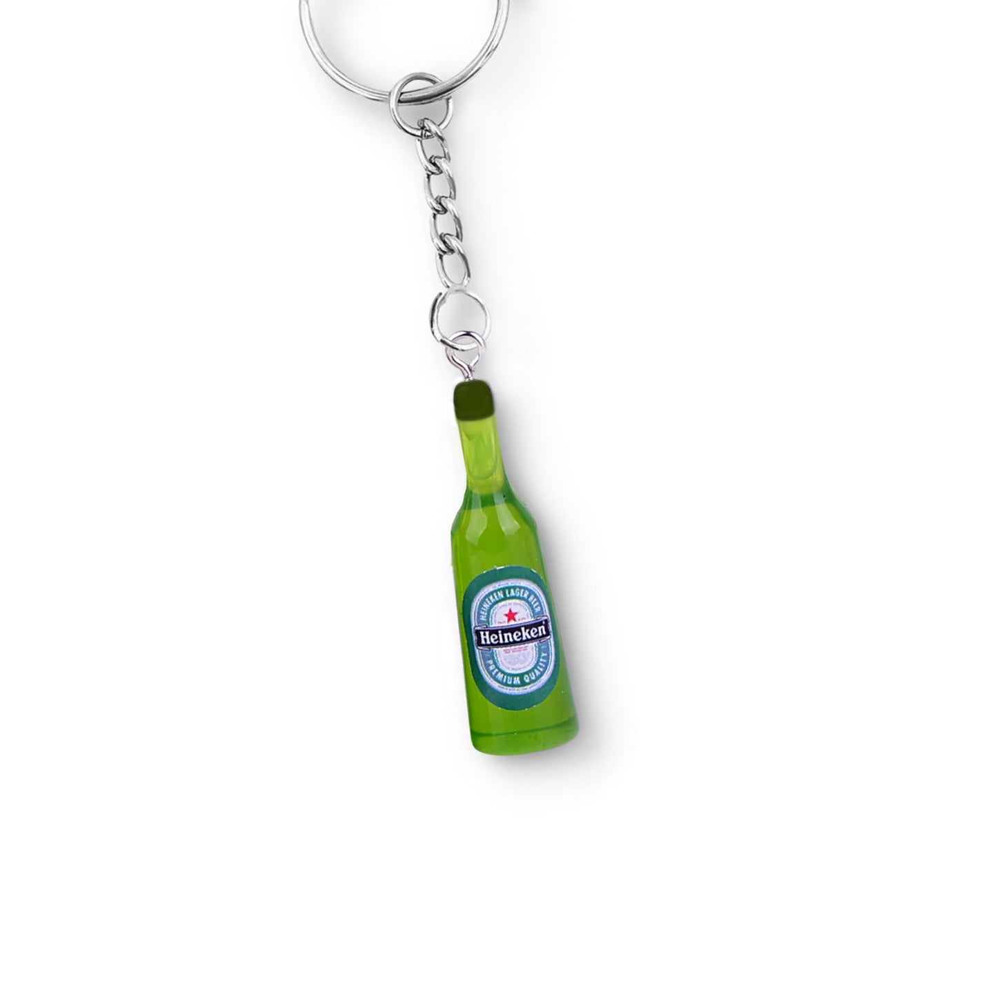 Heineken Beer Bottle Keyring