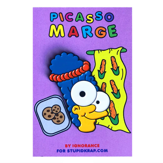 Ignorance / Picasso Marge Enamel Pin