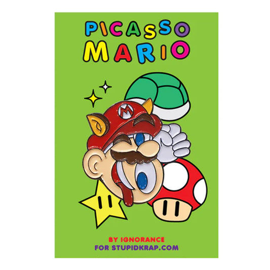Ignorance / Picasso Mario Enamel Pin