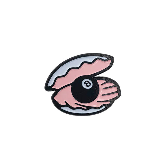 Joe Flores / 8 Ball Clam Enamel Pin