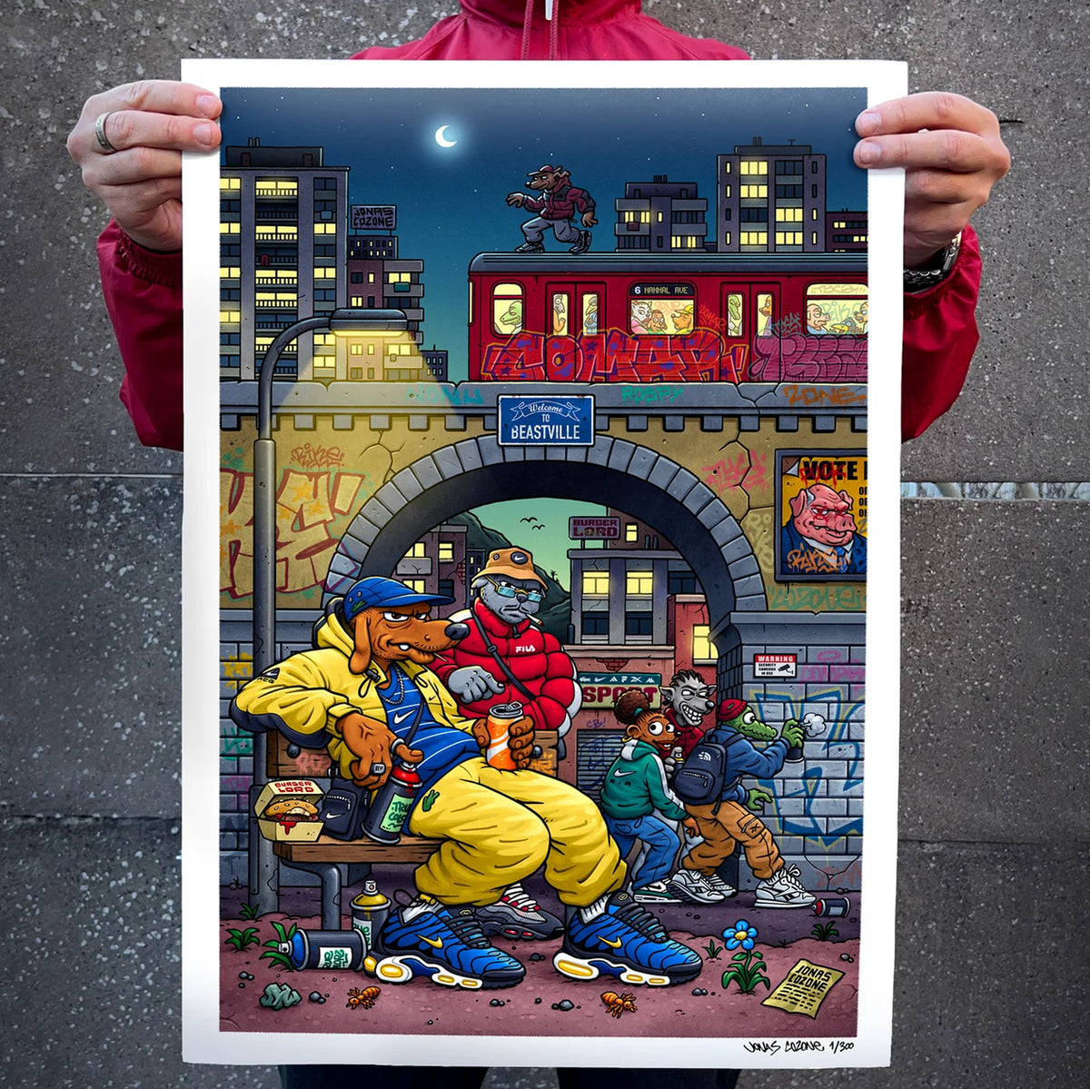 Jonas Cozone/ The Writers Bench Print