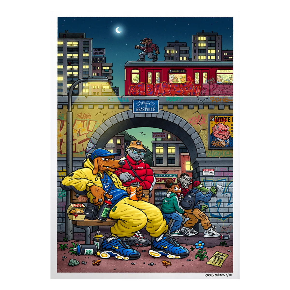 Jonas Cozone/ The Writers Bench Print