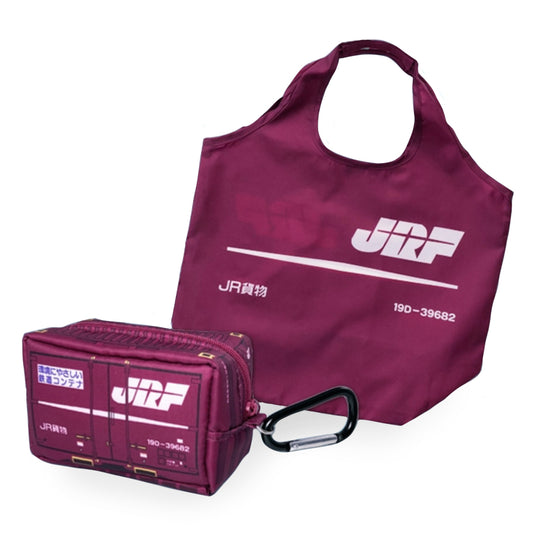JR Cargo / Maroon Foldable Bag & Case