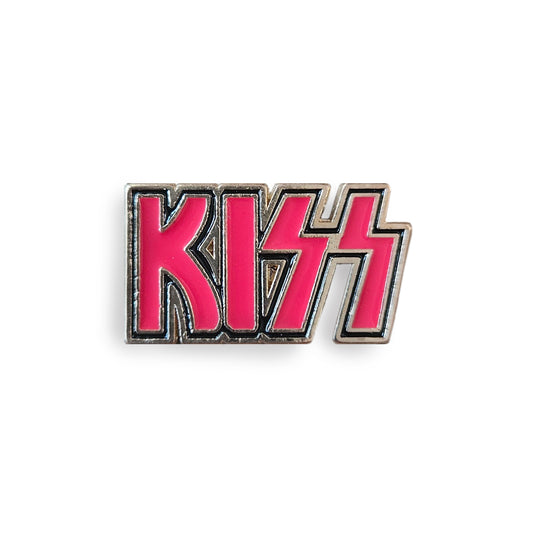 Kiss Logo Enamel Pin