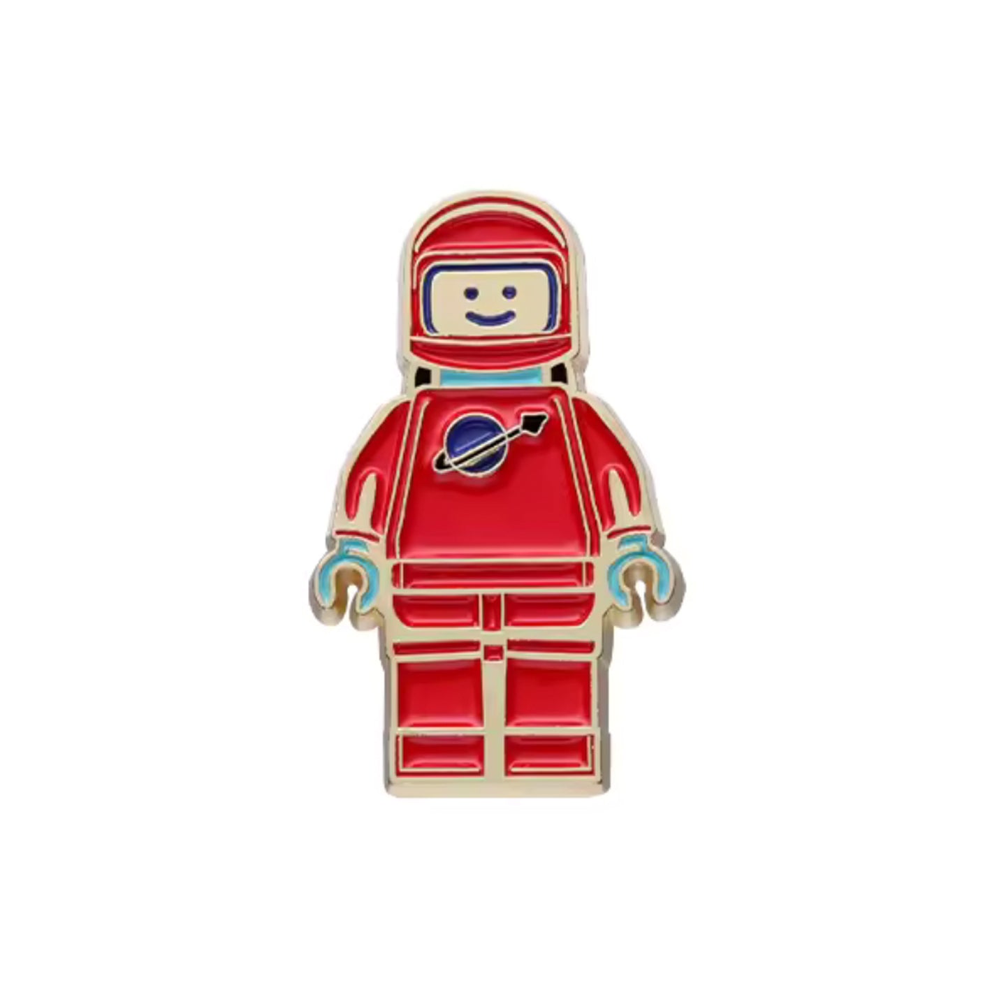 Brick Spaceman Enamel Pin