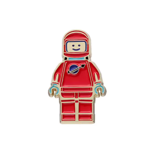 Brick Spaceman Enamel Pin
