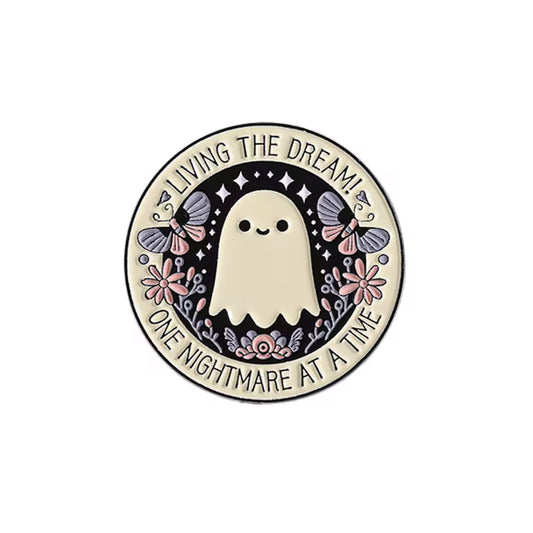 Living the Dream, One Nightmare at a Time Enamel Pin