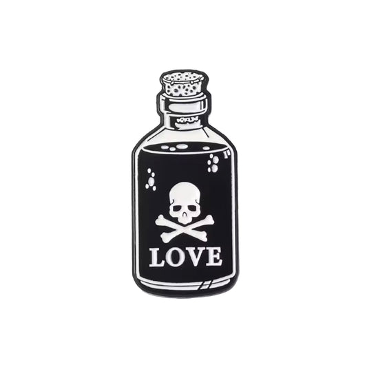 Love Potion Bottle Enamel Pin