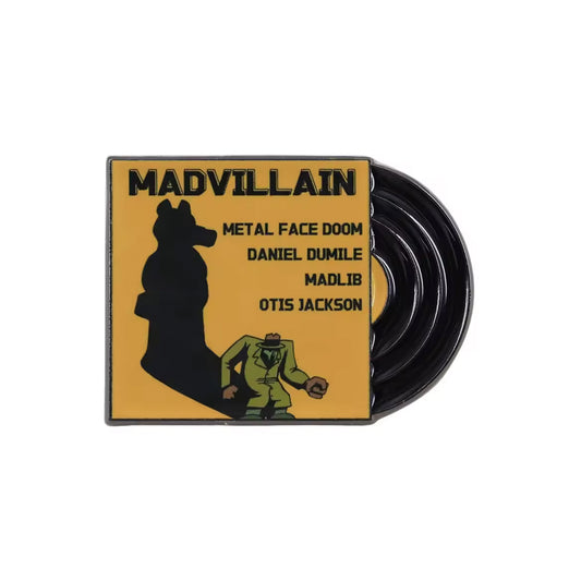 Mad Villain Record Cover Enamel Pin