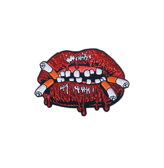 Makatron / Lips Enamel Pin