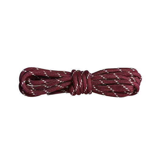 Raw Inc / 120cm Maroon & White Diamond Rope Laces
