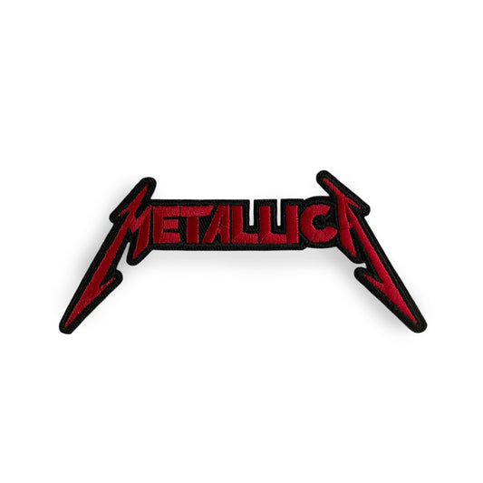 Metallica Black & Red Woven Patch