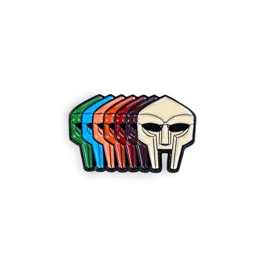 MF Doom Mask Enamel Pin