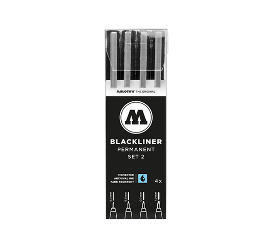 Molotow / Blackliner Set 4pc - Set 2