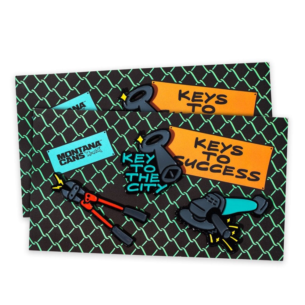 Montana / Keys To Success pin set