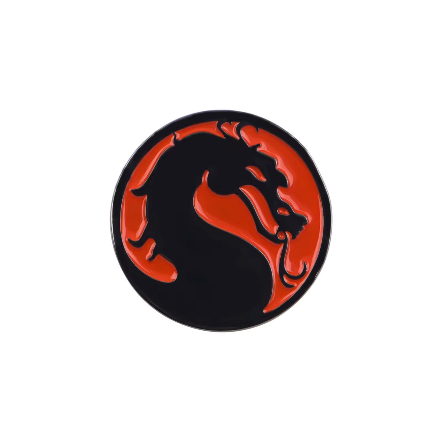Mortal Kombat Logo Enamel Pin