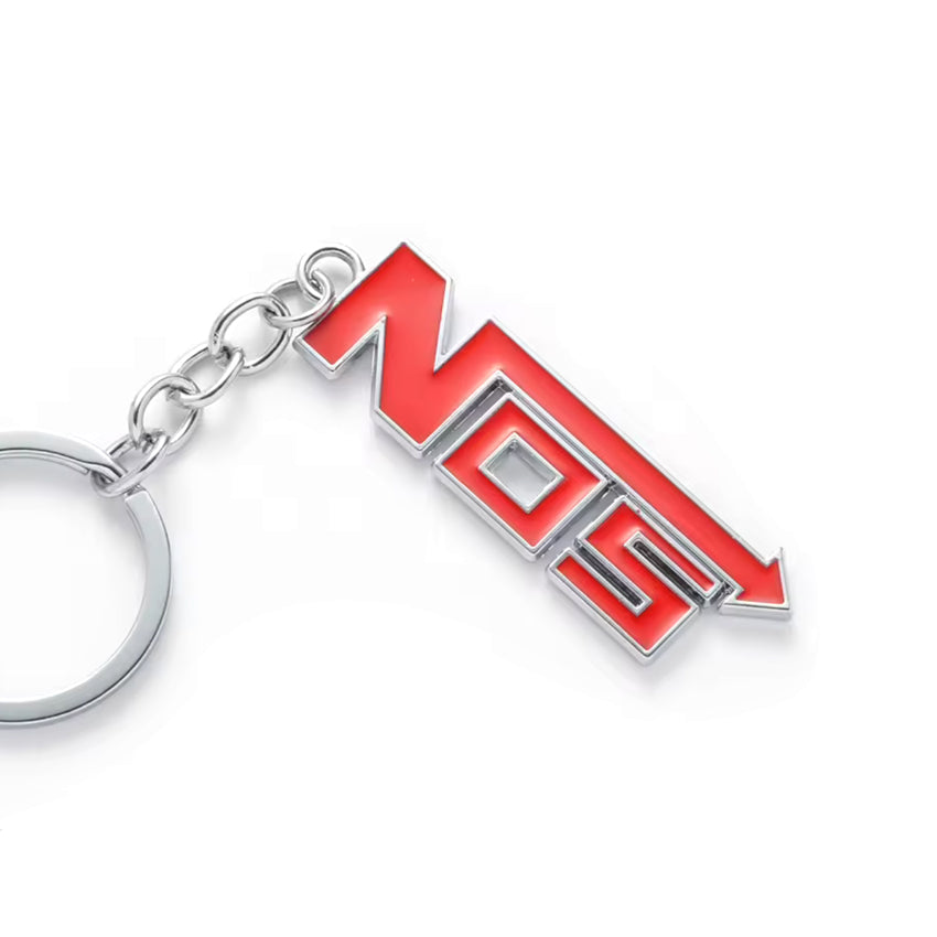 NOS logo key chain