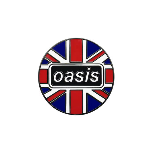 Oasis Union Jack Enamel Pin