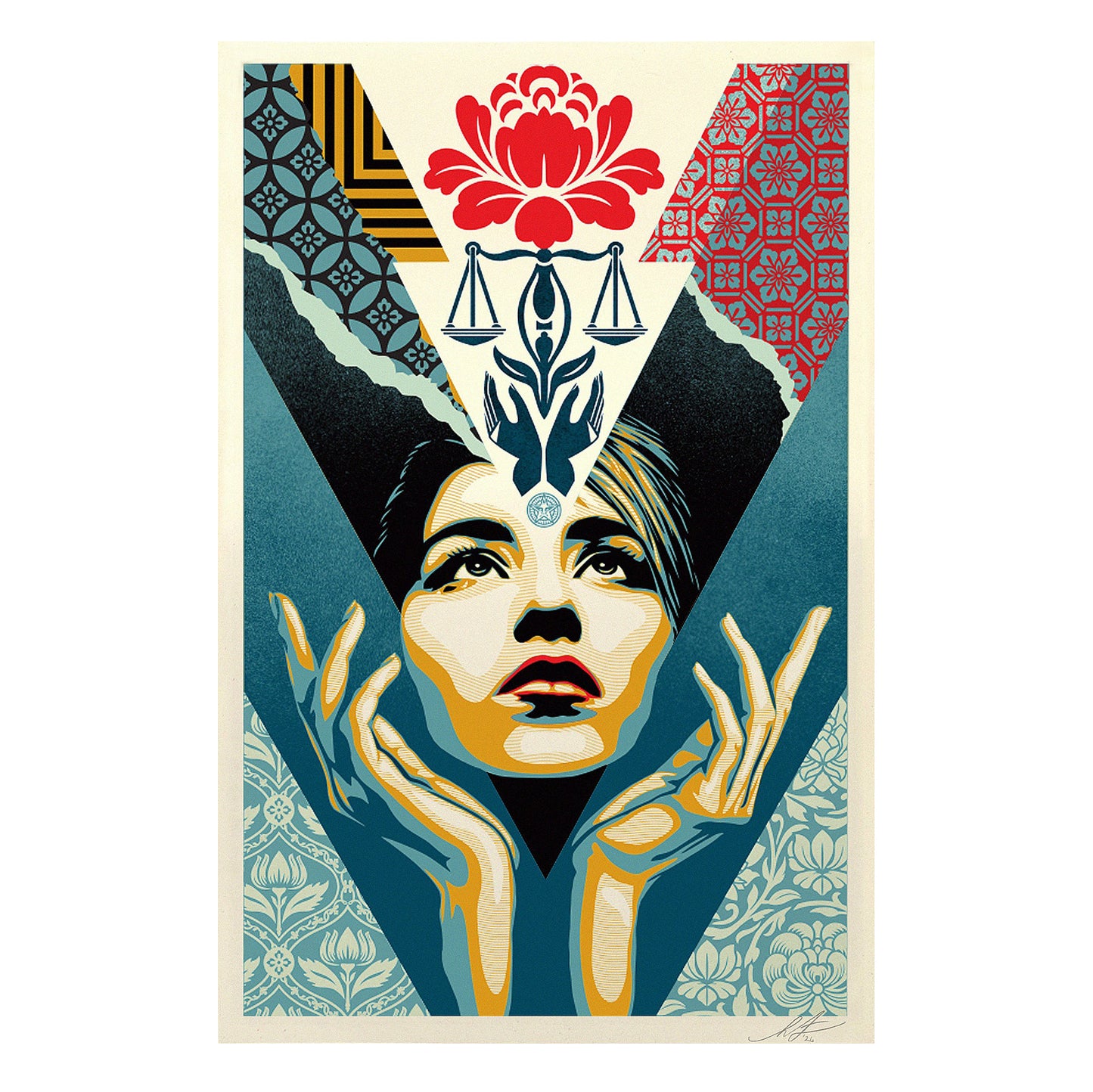 Obey / Uplift Justice Signed Offset Lithograph print