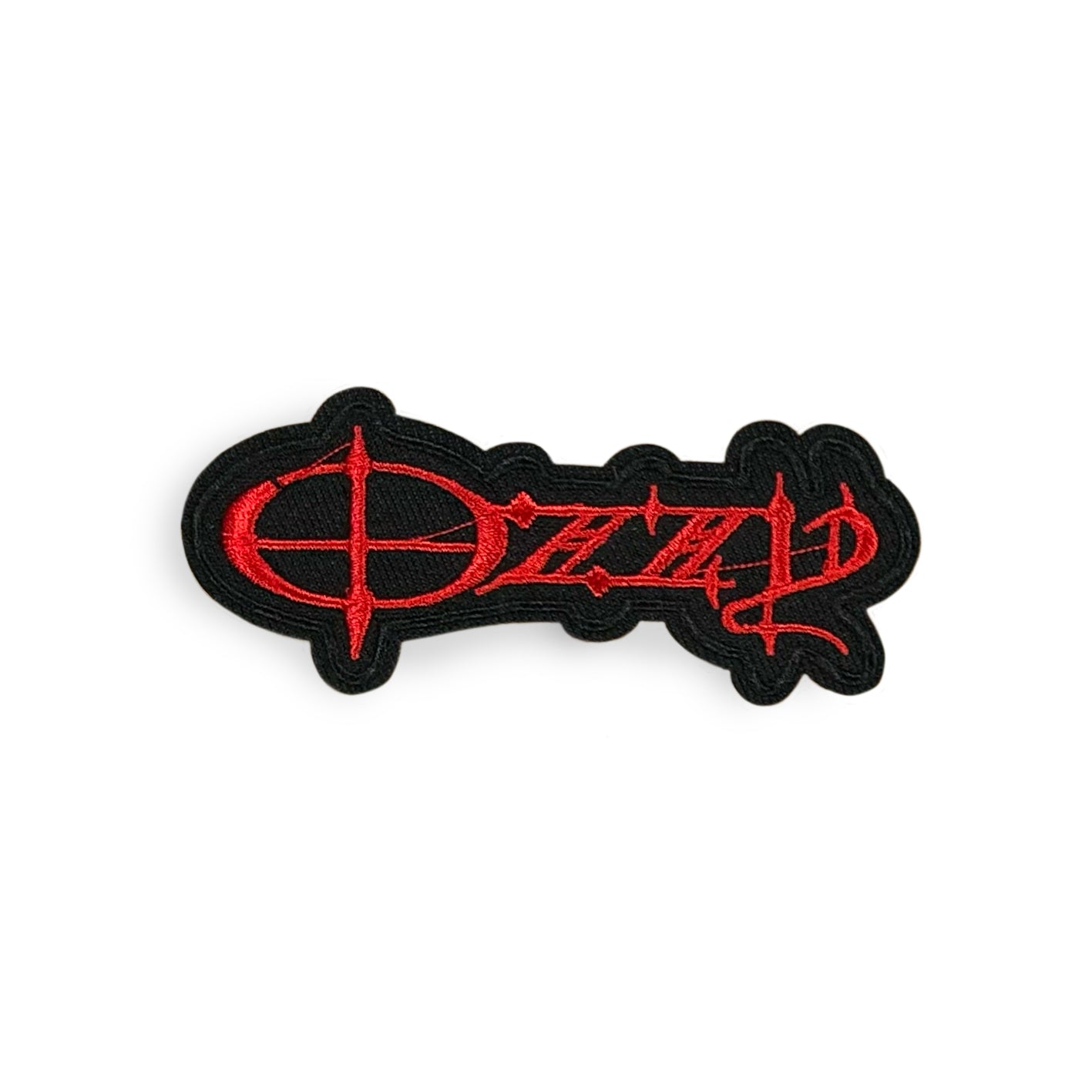 Ozzy Black & Red Woven Patch