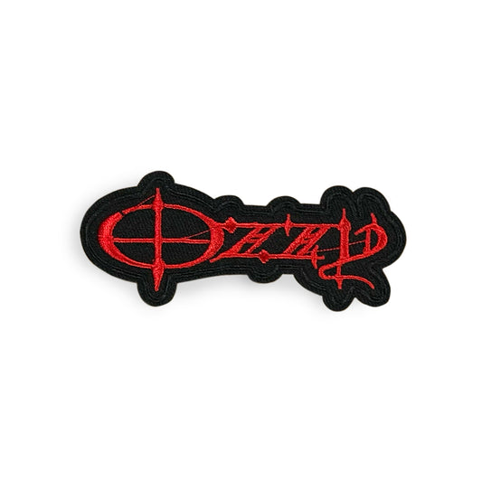 Ozzy Black & Red Woven Patch