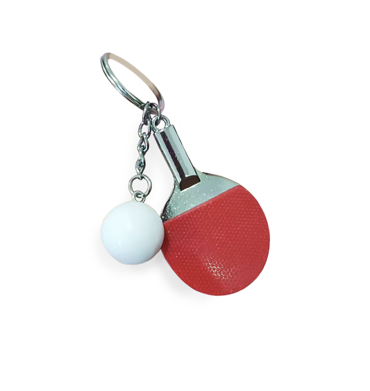 Ping Pong Bat Keyring