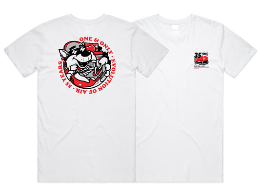 Raw Inc / AM1 Anniversary White T-Shirt