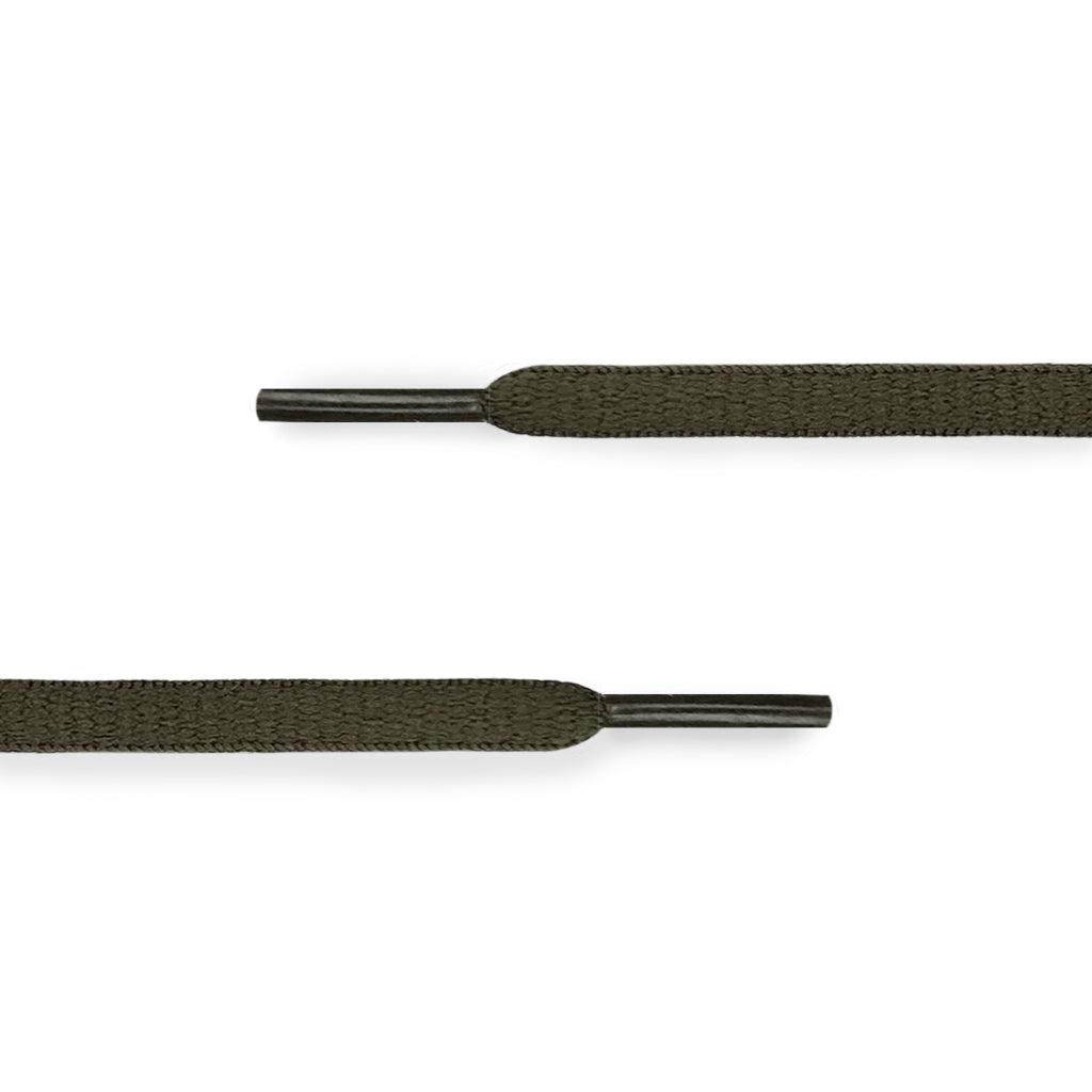 Raw Inc / 120cm Army Green Oval Flat Laces