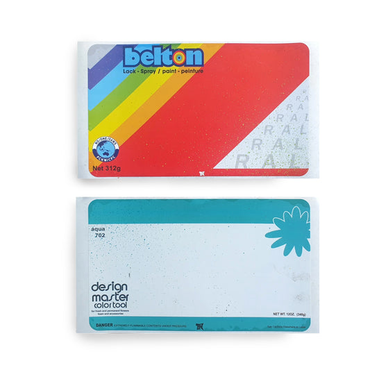 Raw Inc / Eggshell Belton x Design Master Sticker packs - 50pcs