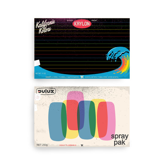 Raw Inc / Can Series #03 - Blank Egg shell Split Magnum size 50 sticker pack