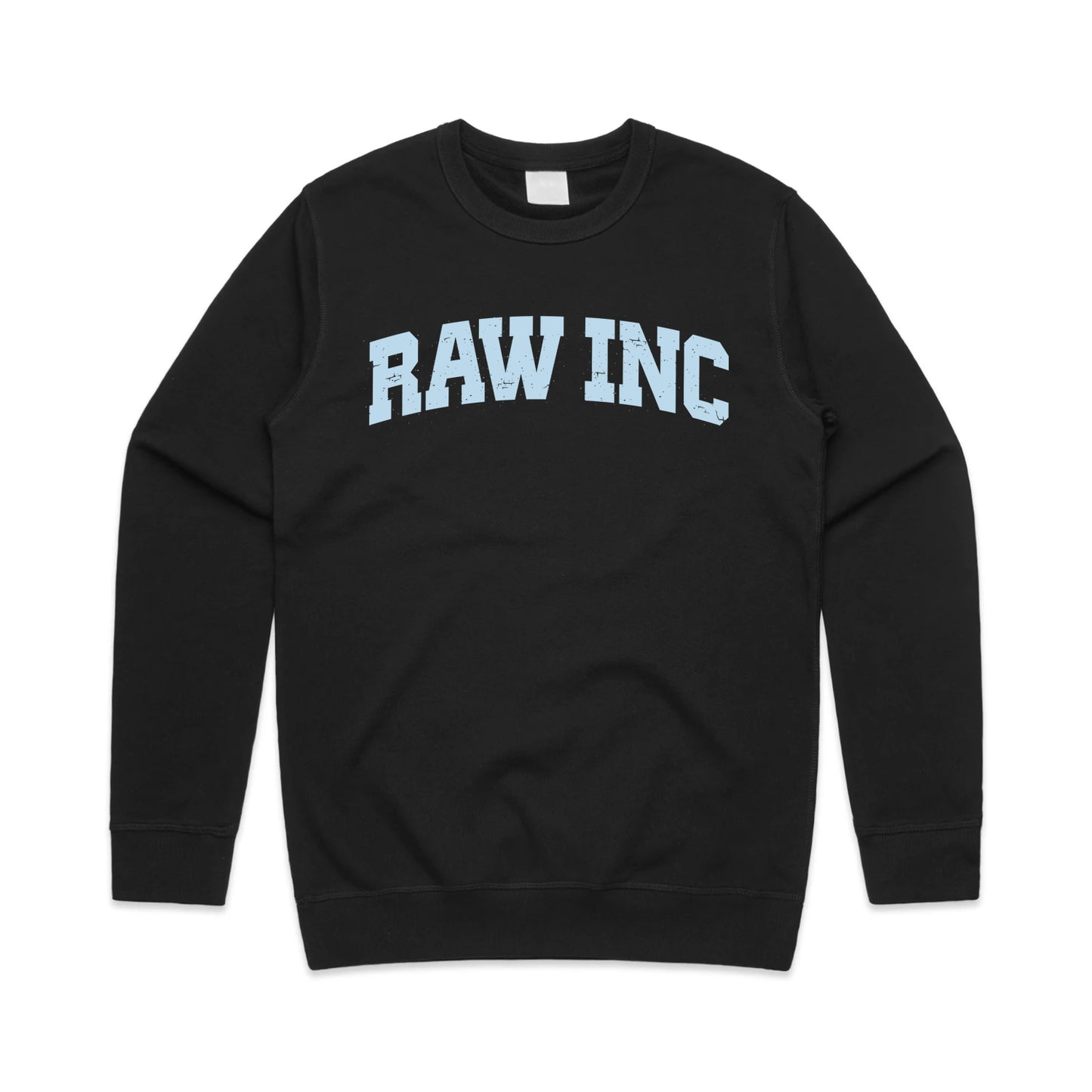 Raw Inc / Collage Black Crew Jumper