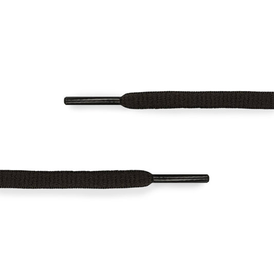 Raw Inc / 120cm Dark Brown Oval Flat Laces