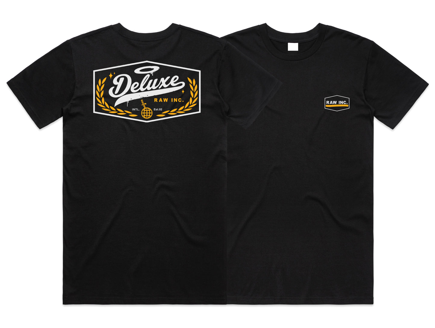 Raw Inc / Deluxe Black T-Shirt