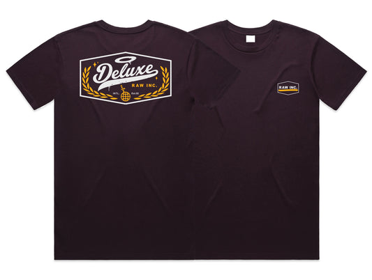 Raw Inc / Deluxe Dark Plum T-Shirt