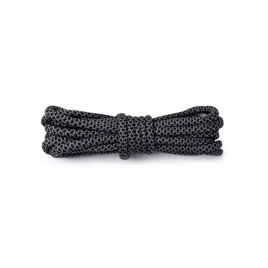 Raw Inc / 120cm Grey & Black Diamond Rope Laces