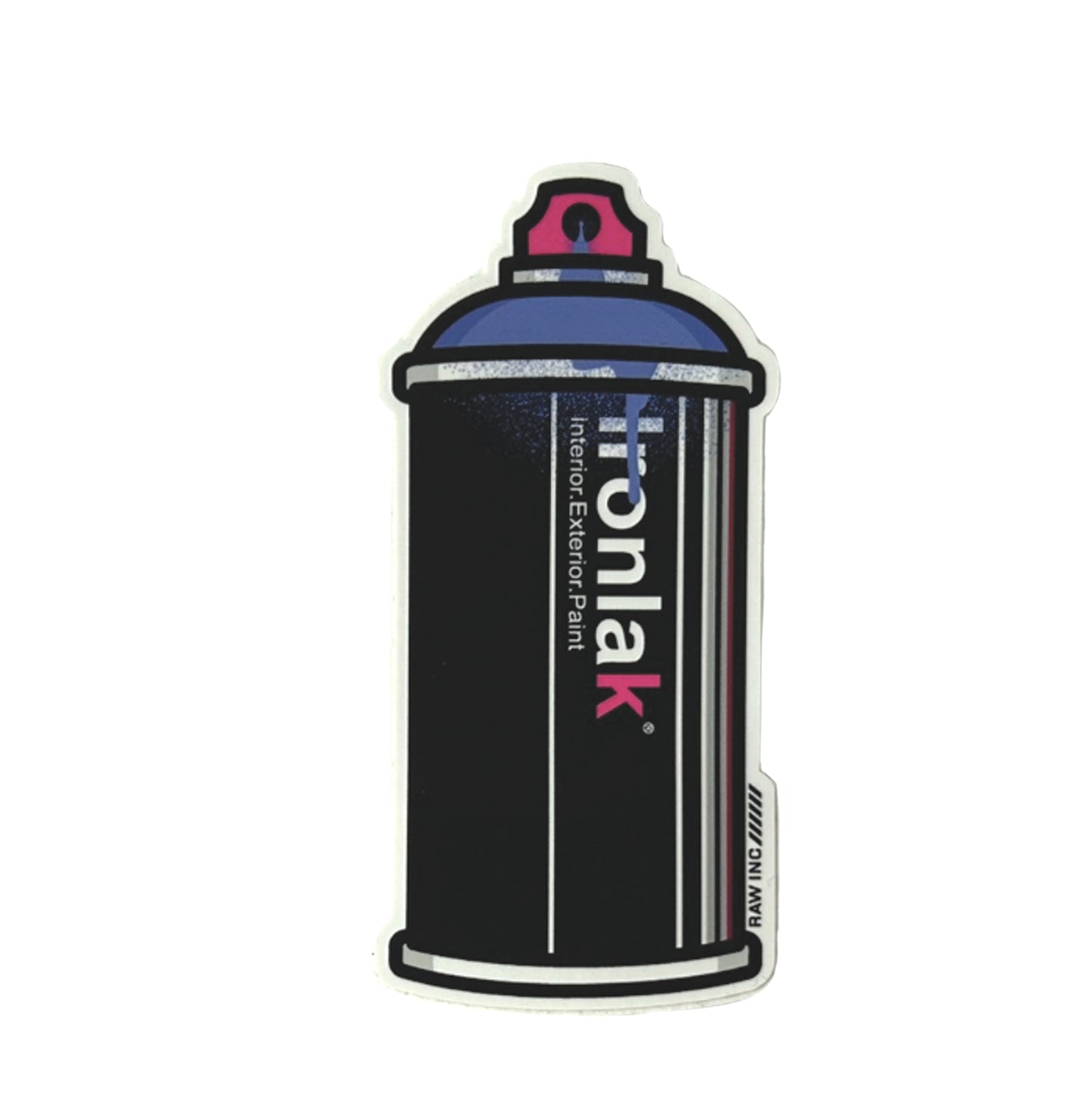 Raw Inc / Classic Ironlak can sticker