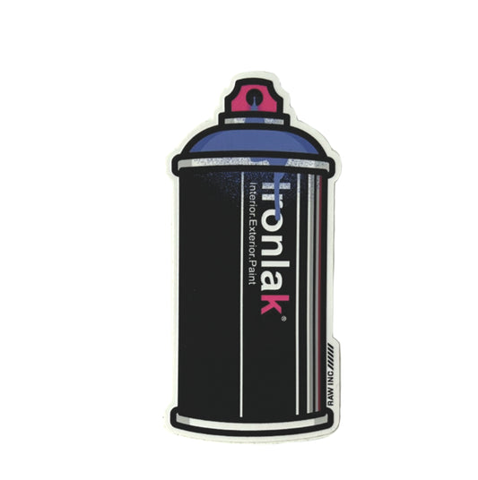 Raw Inc / Classic Ironlak can sticker