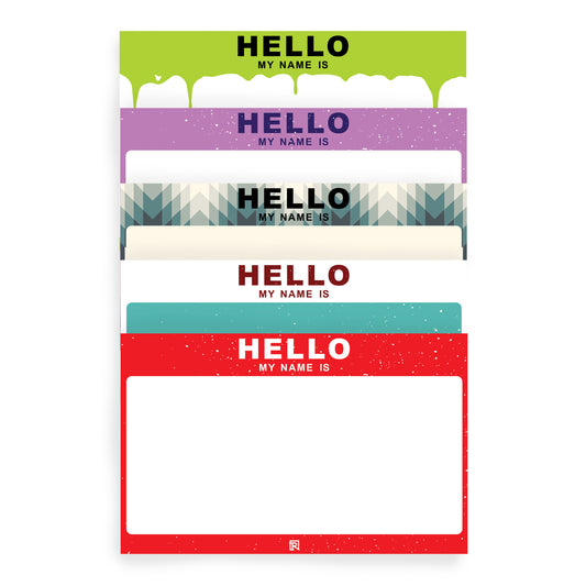 Raw Inc / HMNI - Blank Egg Shell Mixed Magnum size 50 sticker pack