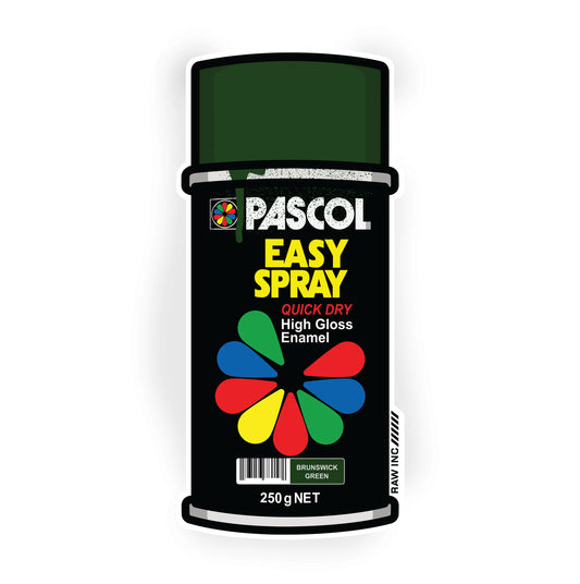 Raw Inc / Classic Pascol can sticker