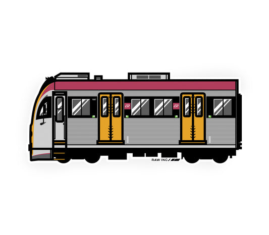 Raw Inc / Australian QLD 160 Series IMU train sticker