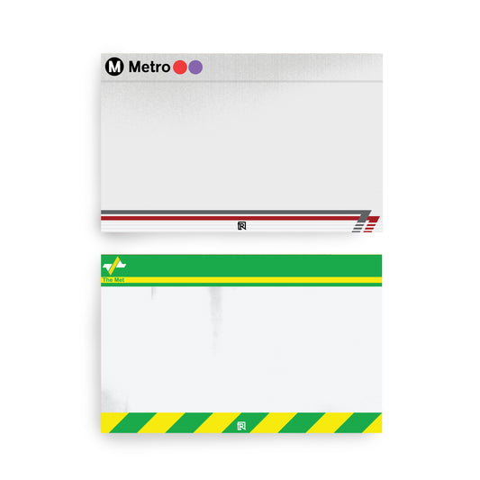 Raw Inc / System Train Series #01 - Blank Egg shell Split Magnum size 50 sticker pack